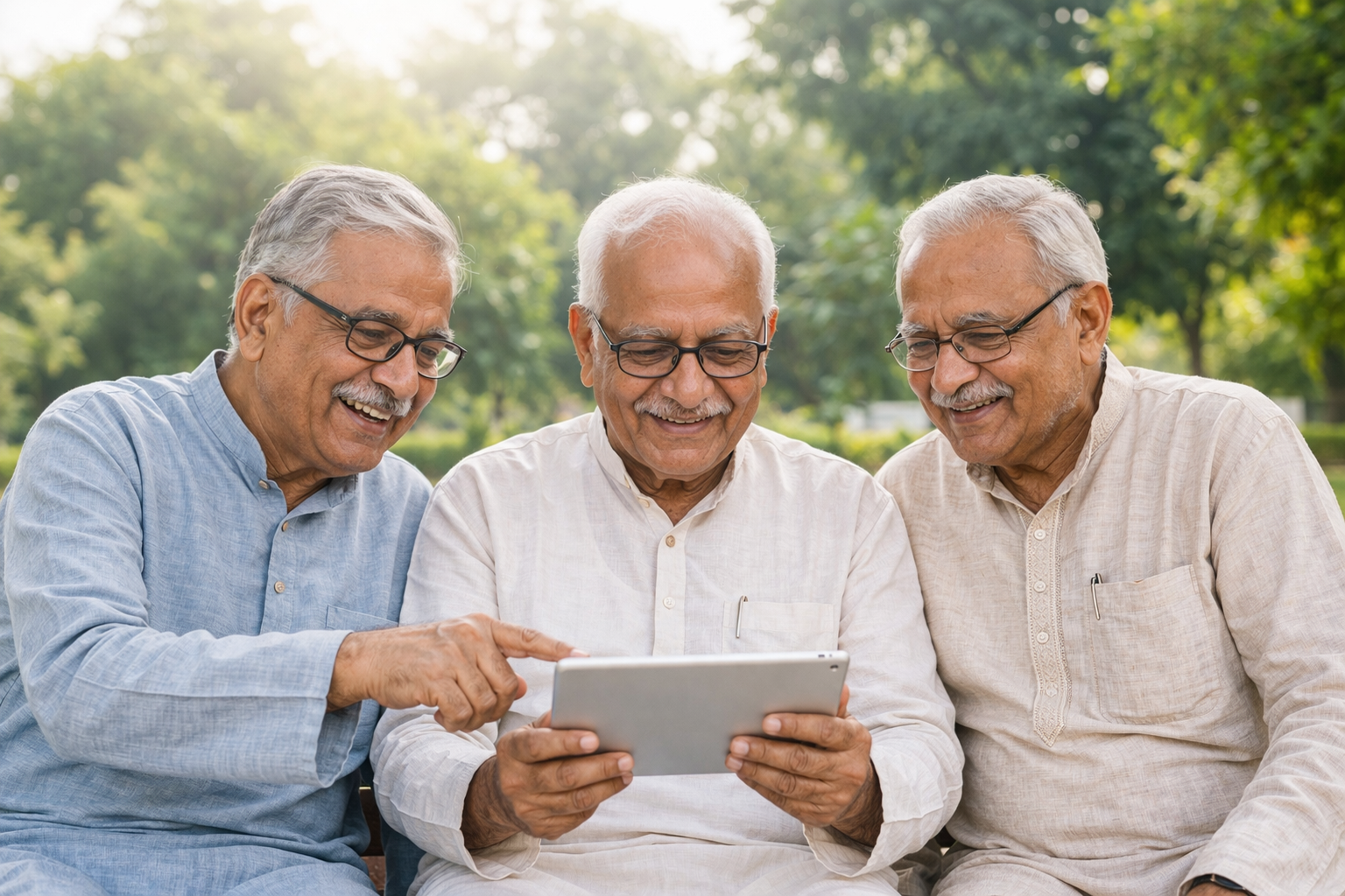 Indian pensioners and senior citizens