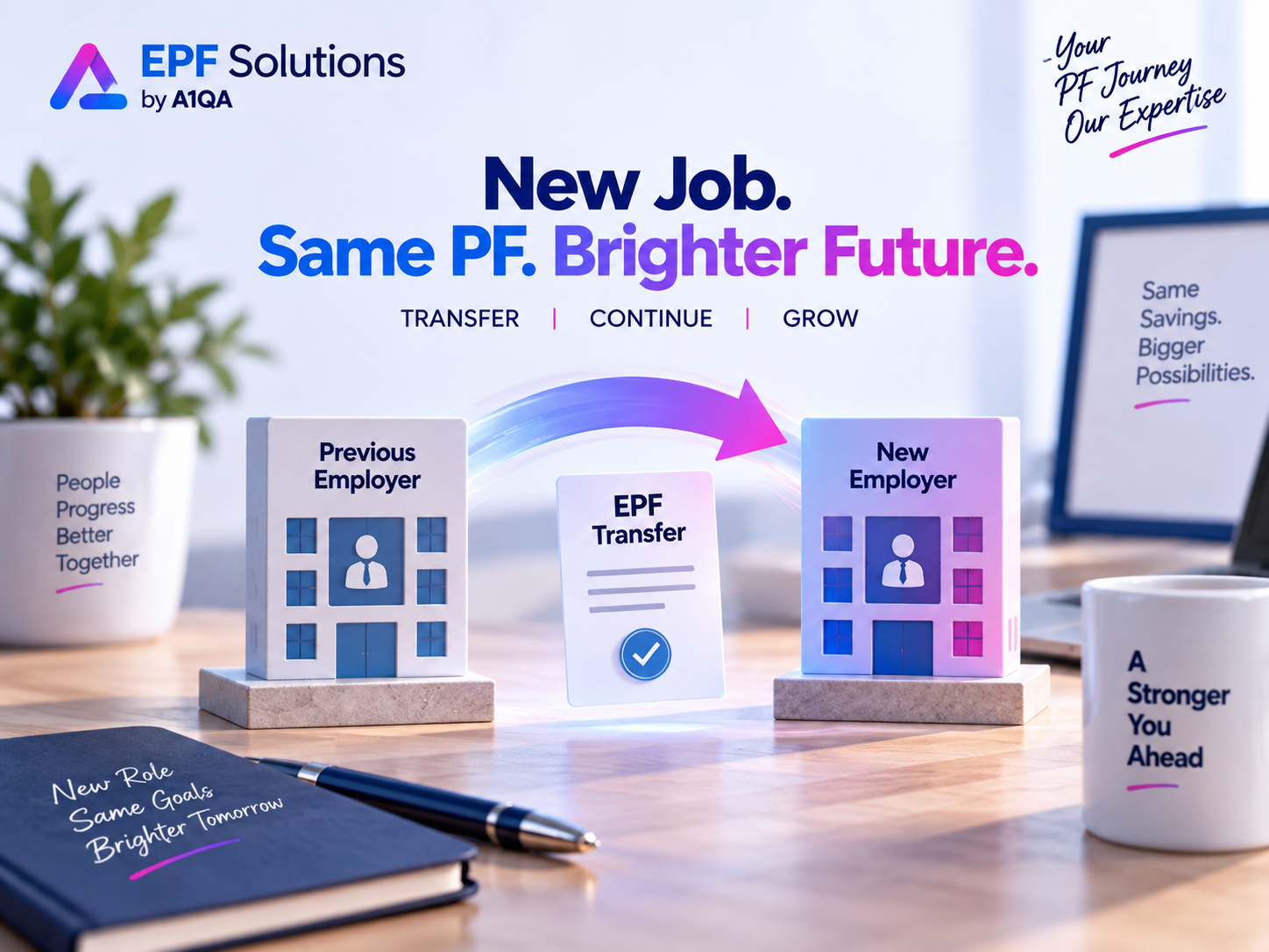PF transfer between employers